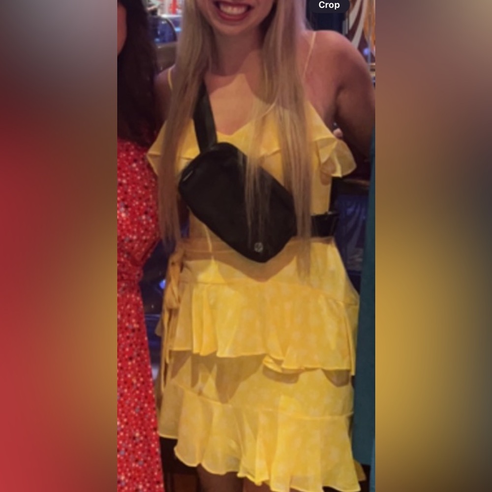 Yellow summer dress